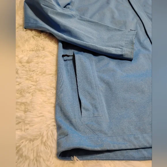 Men's Nike Golf Storm Fit Jacket Sz L Blue & Black - Picture 2 of 16